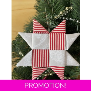 Christmas Ornaments - Scandinavian Star 12cm
