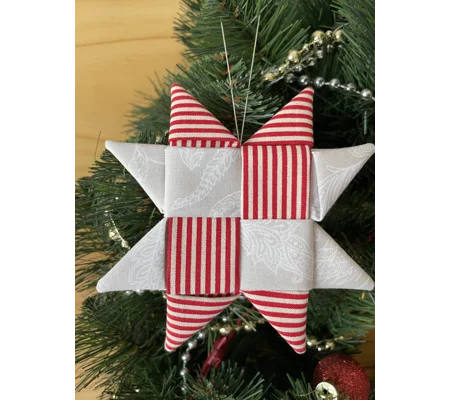 Christmas Ornaments - Scandinavian Star 12cm