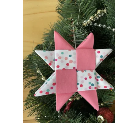 Christmas Ornaments - Scandinavian Star 12cm