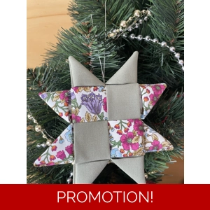 Christmas Ornaments - Scandinavian Star 12cm