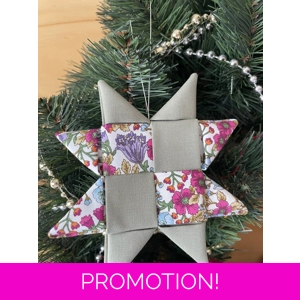 Christmas Ornaments - Scandinavian Star 12cm