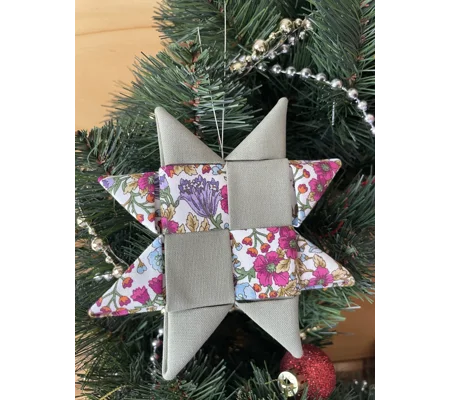 Christmas Ornaments - Scandinavian Star 12cm