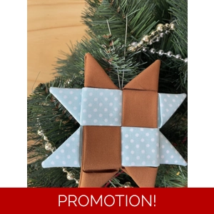 Christmas Ornaments - Scandinavian Star 12cm