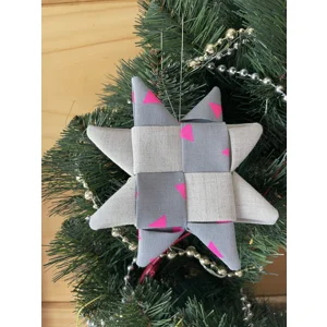 Christmas Ornaments - Scandinavian Star 12cm