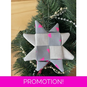 Christmas Ornaments - Scandinavian Star 12cm