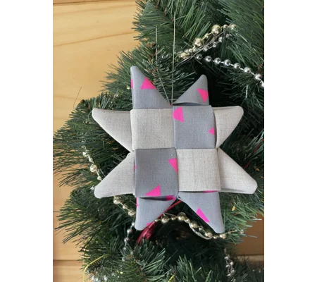 Christmas Ornaments - Scandinavian Star 12cm