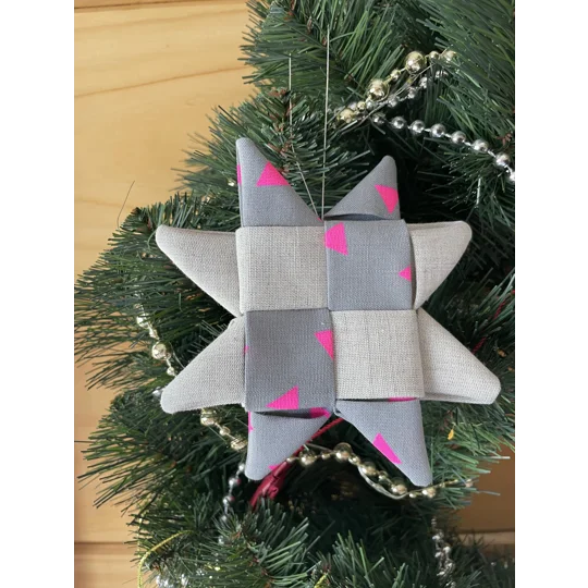 Christmas Ornaments - Scandinavian Star 12cm