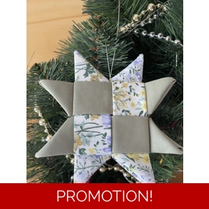 Christmas Ornaments - Scandinavian Star 12cm
