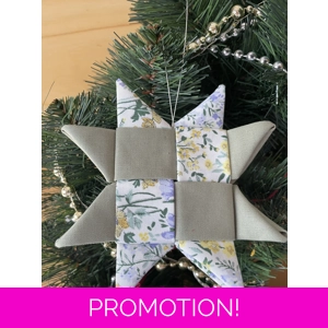 Christmas Ornaments - Scandinavian Star 12cm