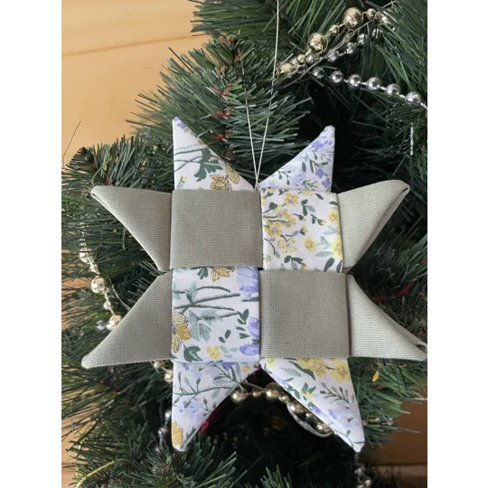 Christmas Ornaments - Scandinavian Star 12cm