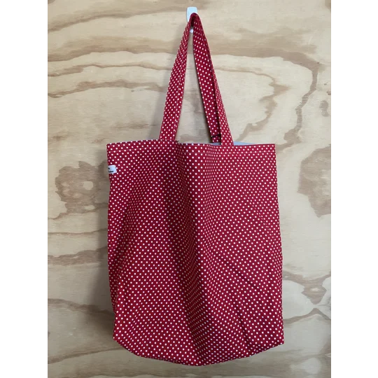 Tote Bag - Polka Dots - Red