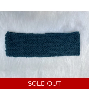 Mohair Headband (crystal teal) - fits 52-54cm