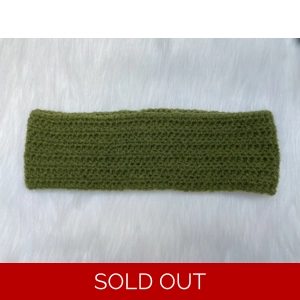 Mohair Headband (forest green) - fits 52-54cm