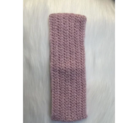 Mohair Headband (pink) - fits 50-52cm