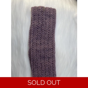 Mohair Headband (dusty mauve) - fits 50-52cm