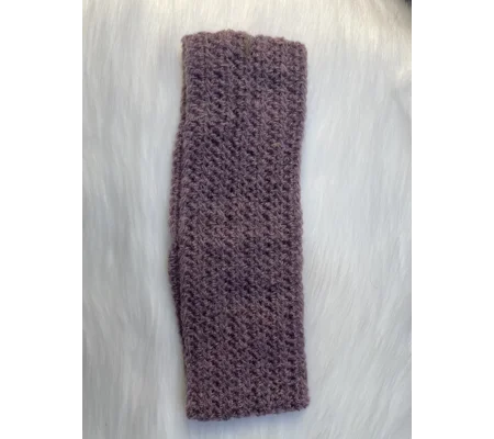 Mohair Headband (dusty mauve) - fits 50-52cm