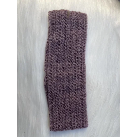 Mohair Headband (dusty mauve) - fits 50-52cm