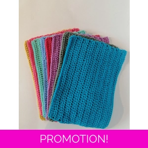 Reusable Cotton Dishcloths - set of 8
Bright mix of colors
