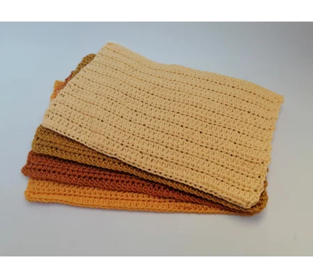 Cotton Dishcloths - set of 4