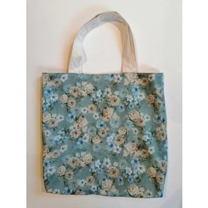 Tote Bag - Floral, with inside pocket