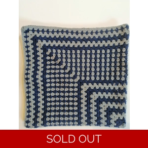 NEW BABY GIFT PACK - Dishcloth set of 3 + Baby Blanket - Wool