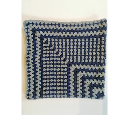 NEW BABY GIFT PACK - Dishcloth set of 3 + Baby Blanket - Wool