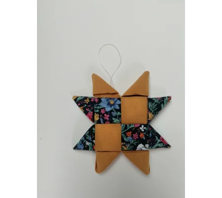 Christmas Ornaments - Scandinavian Star 12cm
