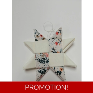 Christmas Ornaments - Scandinavian Star 12cm