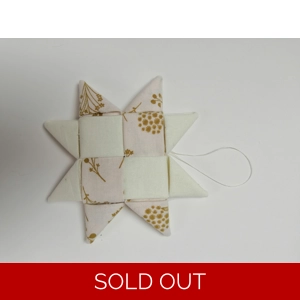 Christmas Ornaments - Scandinavian Star 12cm