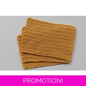 Reusable Cotton Dishcloths - Set of 3
Mustard