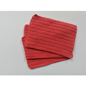 Reusable Cotton Dishcloths - Set of 3
Coral