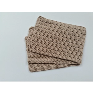 Reusable Cotton Dishcloths - Set of 3
Beige