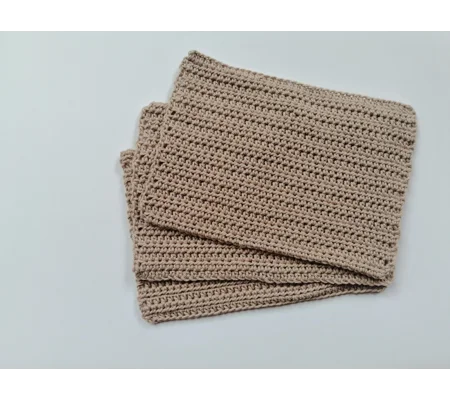 Cotton Dishcloths/Flannel Cloths - set of 3