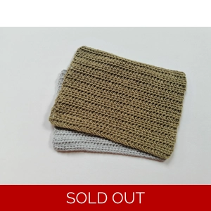 Cotton Dishcloths/Flannel Cloths - set of 2