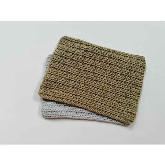 Cotton Dishcloths/Flannel Cloths - set of 2