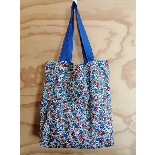 Tote Bag - Floral Print (Reversible)