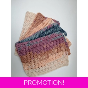 Reusable Cotton Dishcloths - Set of 5
Desert Rose Tones