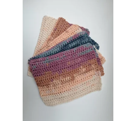Cotton Dishcloths/Flannel Cloths - set of 5
