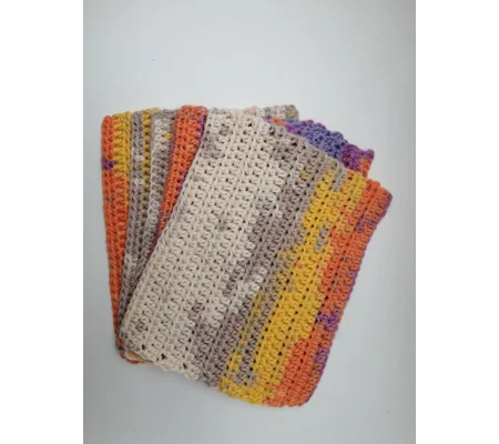 Cotton Dishcloths/Flannel Cloths - set of 5