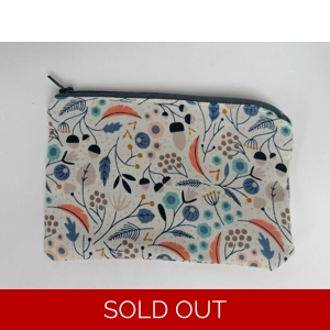 Zipper Pouch - Floral