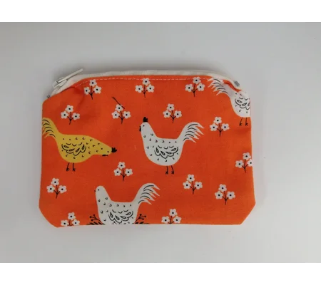 Zipper Pouch - Chickens