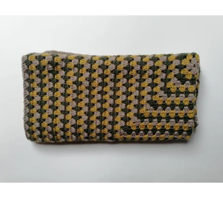 NEW BABY GIFT PACK - Dishcloth set of 3 + Baby Blanket - Wool