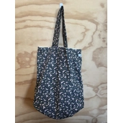 Tote Bag - Black Floral