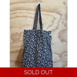 Tote Bag - Black Floral