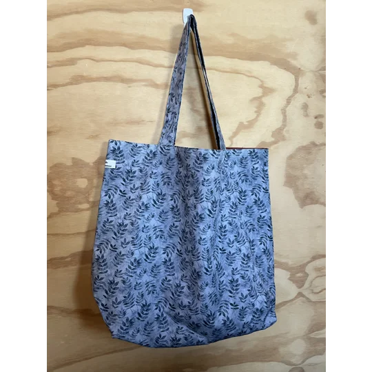 Tote Bag - Grey Floral