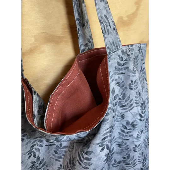 Tote Bag - Grey Floral