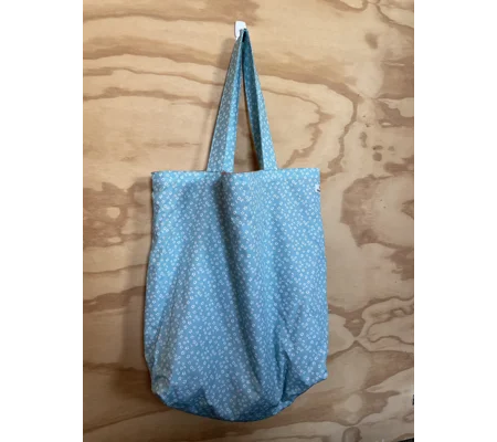 Tote Bag - Light Blue Floral