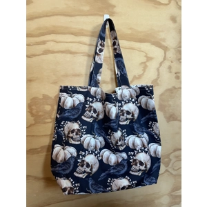 Tote Bag - Skulls and Ravens