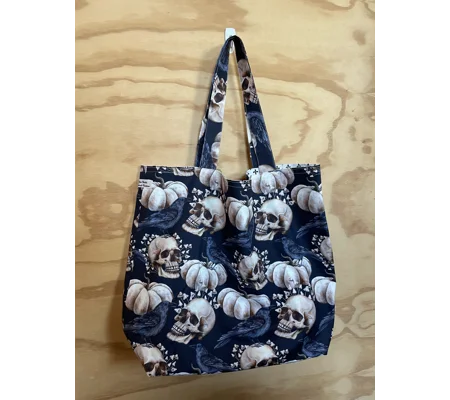 Tote Bag - Skulls and Ravens