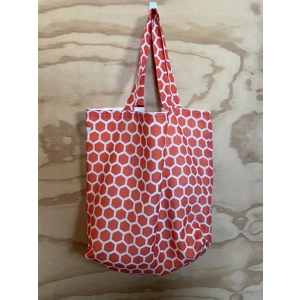 Tote Bag - Orange Hexagons